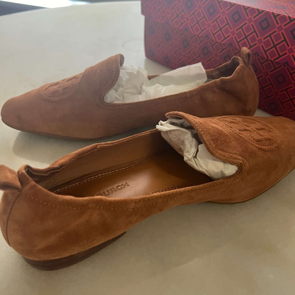 Tory Burch loafers in original box